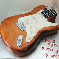 Music - Guitar - 3D Fender Cake